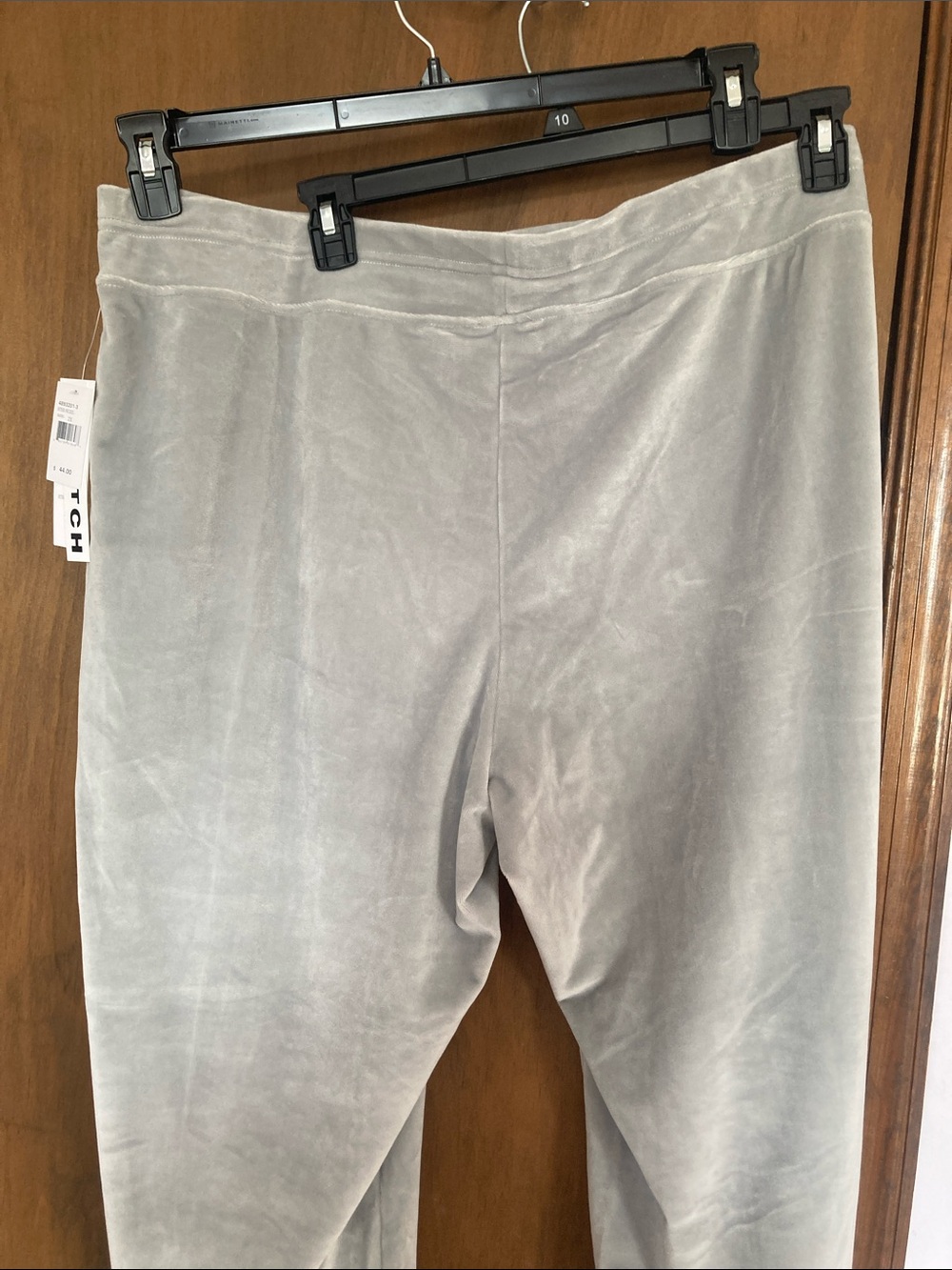 Sportelle gray velour velvet soft comfy pull on pant 2X - Picture 17 of 17